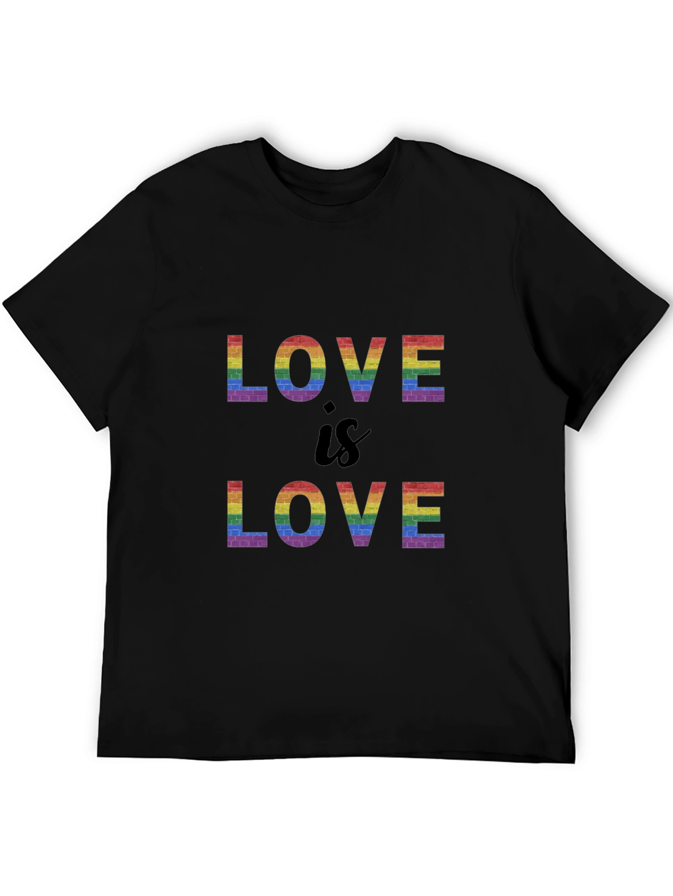 Love is Love Rainbow Brick T-Shirt