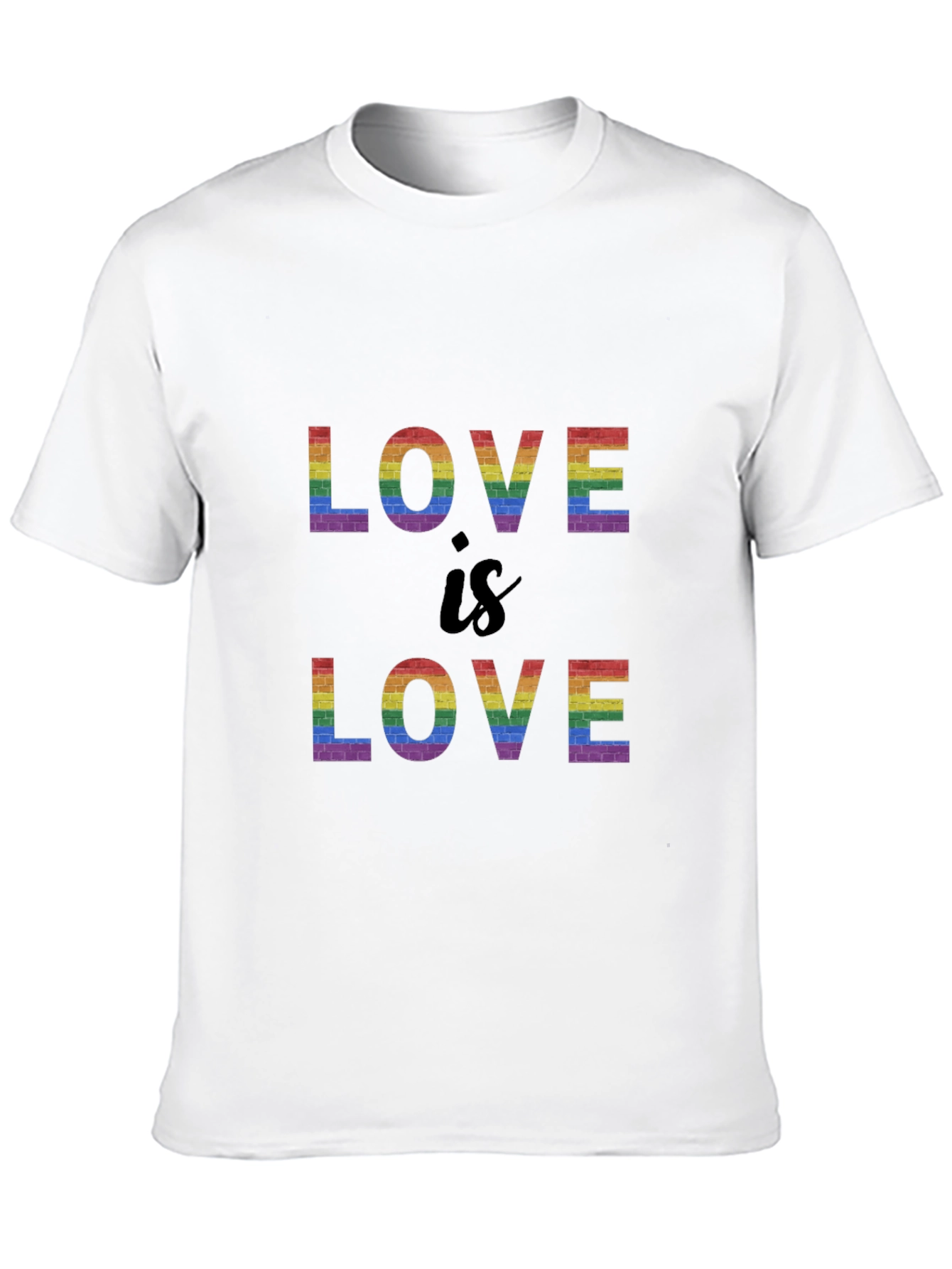 Love is Love Rainbow Brick T-Shirt