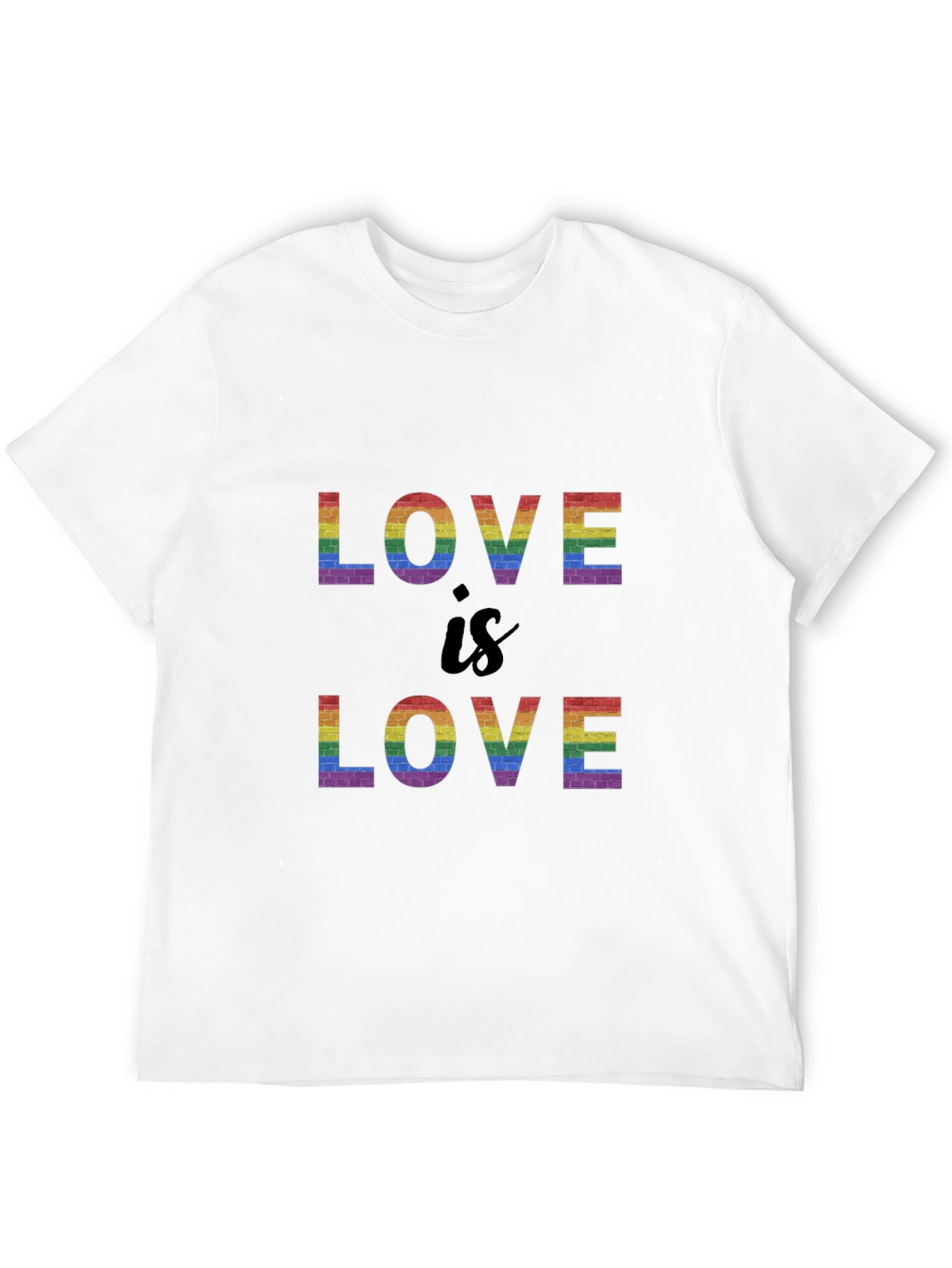 Love is Love Rainbow Brick T-Shirt