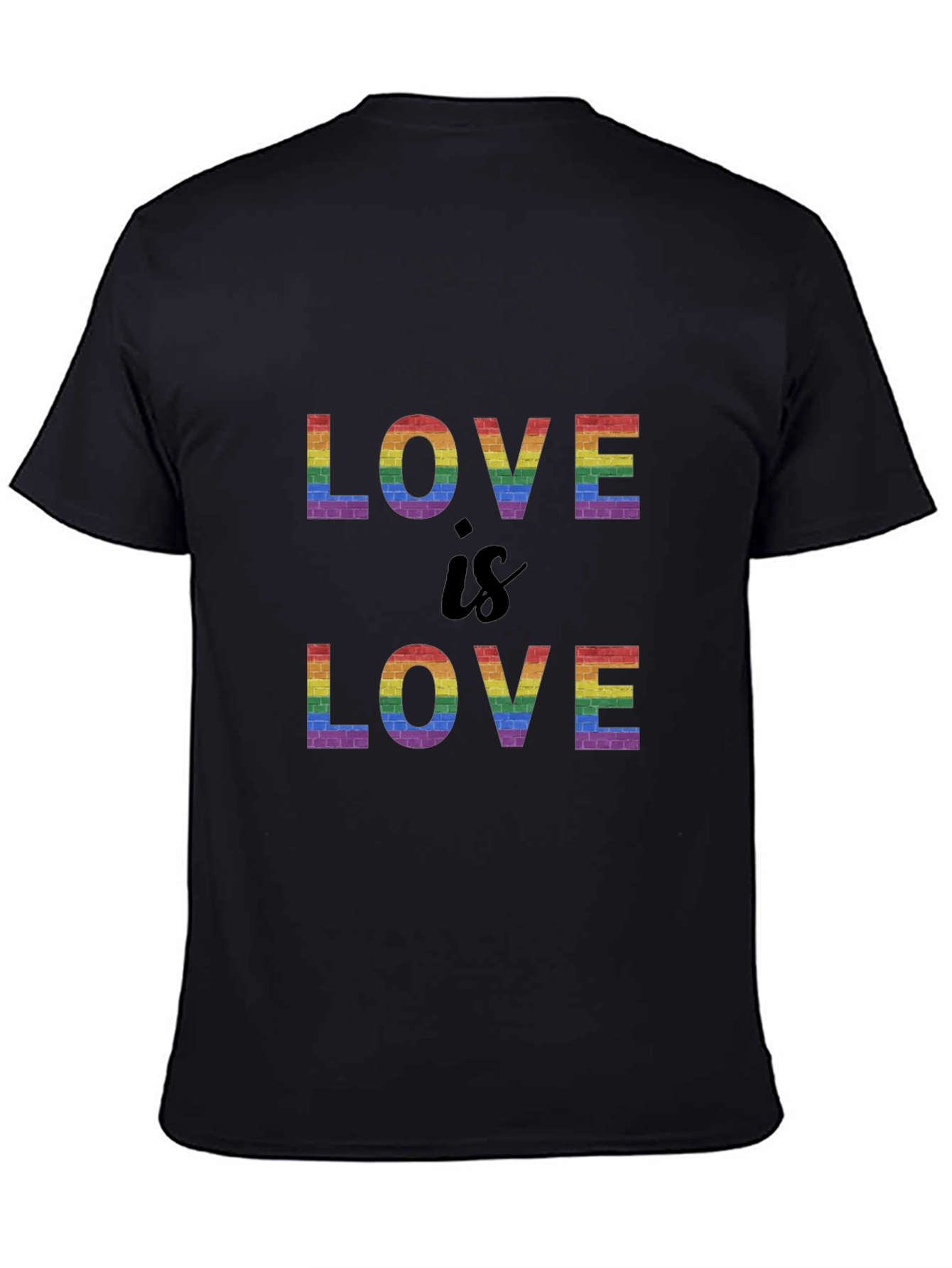 Love is Love Rainbow Brick T-Shirt