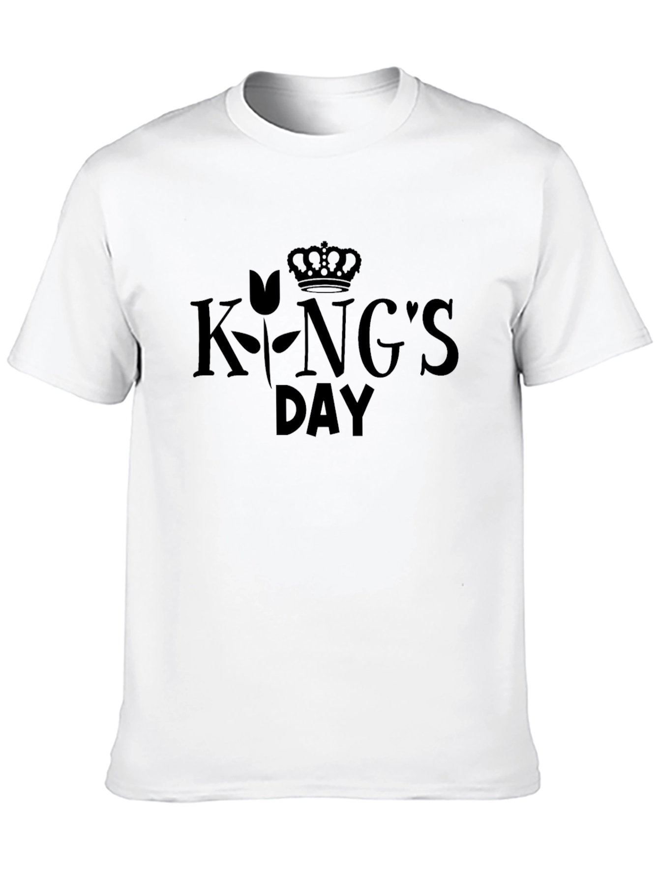 Kings Day Black Graphic Tee - Celebration Style