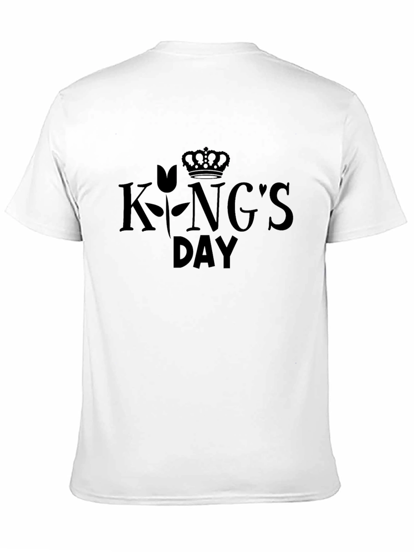 Kings Day Black Graphic Tee - Celebration Style