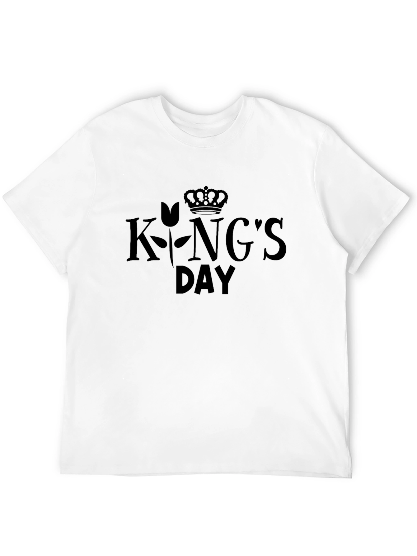 Kings Day Black Graphic Tee - Celebration Style