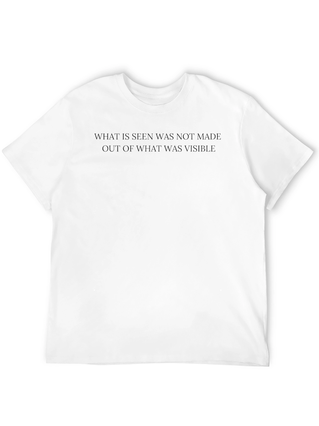Inspirational Quote T-Shirt - Black