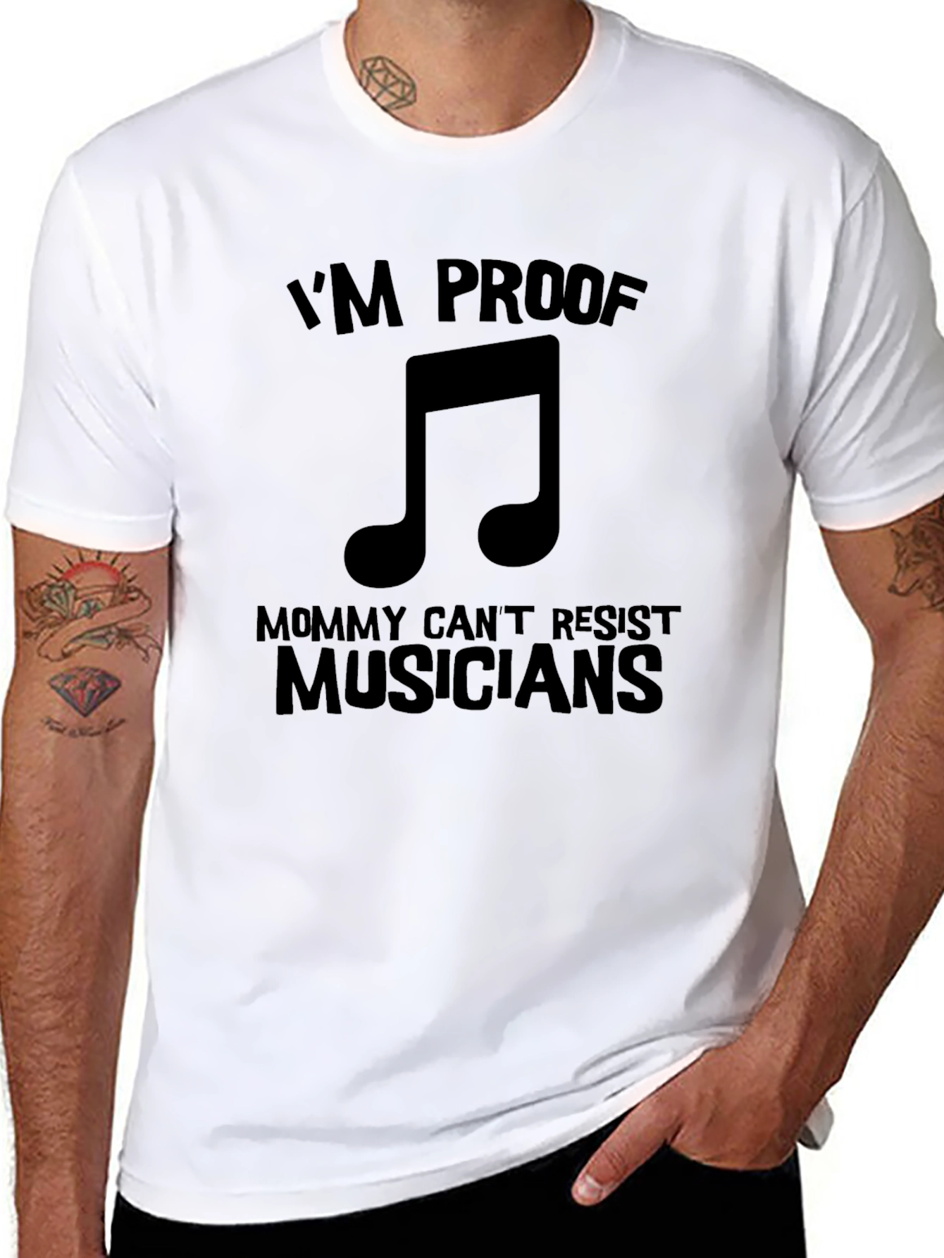 Musician Proof T-Shirt - Mommy Cant Resist