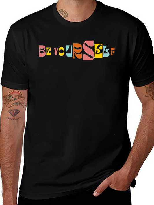 Be Yourself Graphic Print Tee