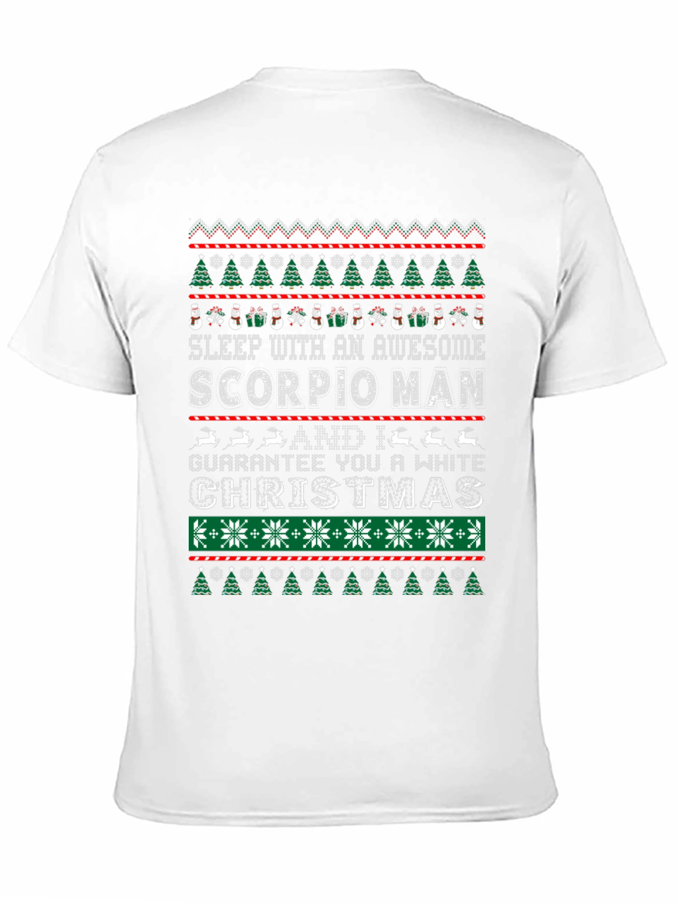 Scorpio Man Christmas Ugly Sweater T-Shirt