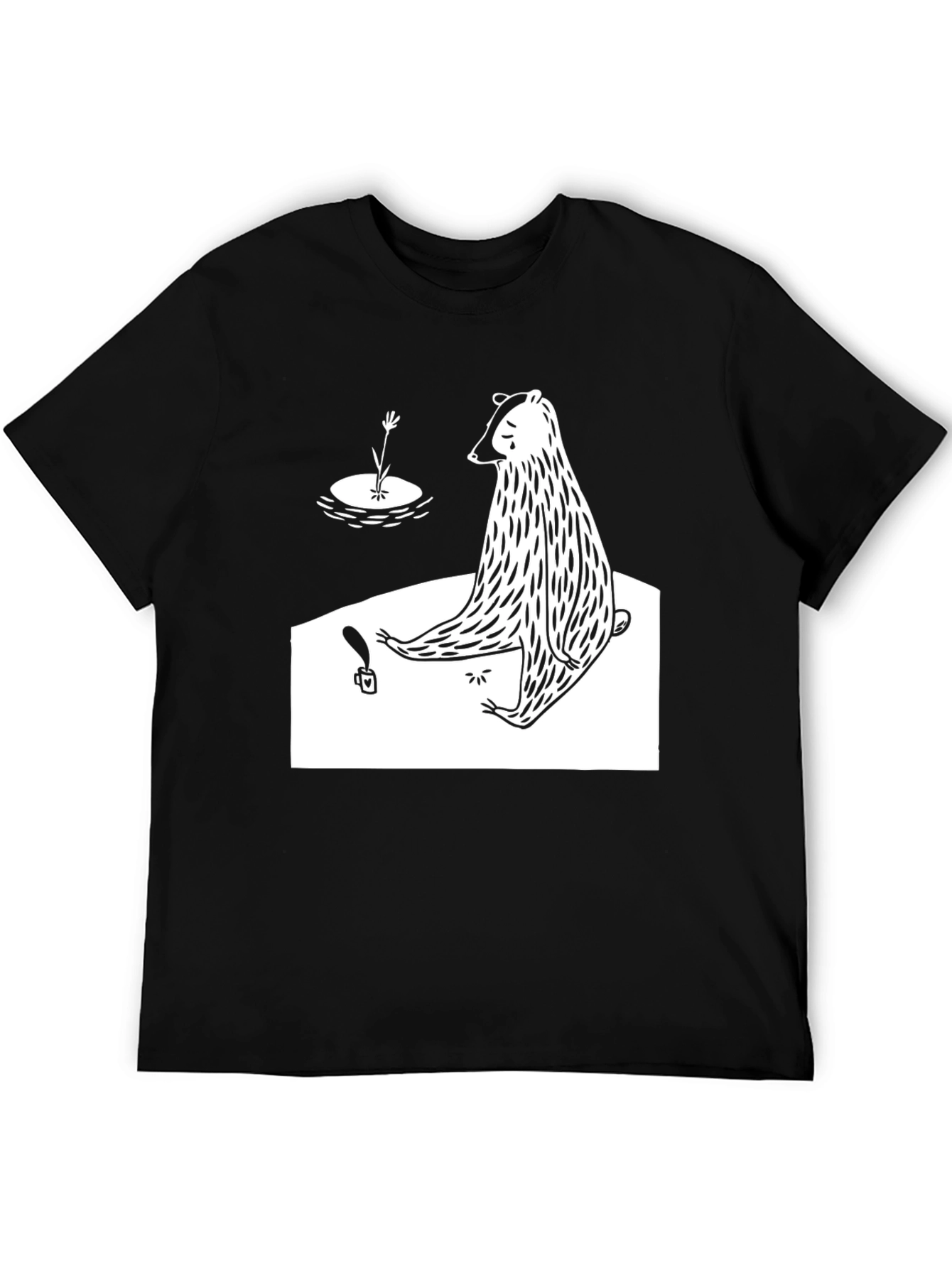 Sad Bear Graphic Tee