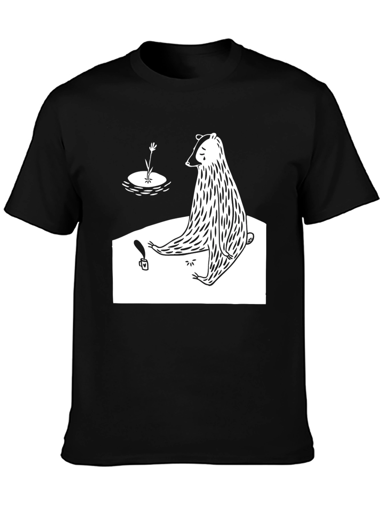 Sad Bear Graphic Tee