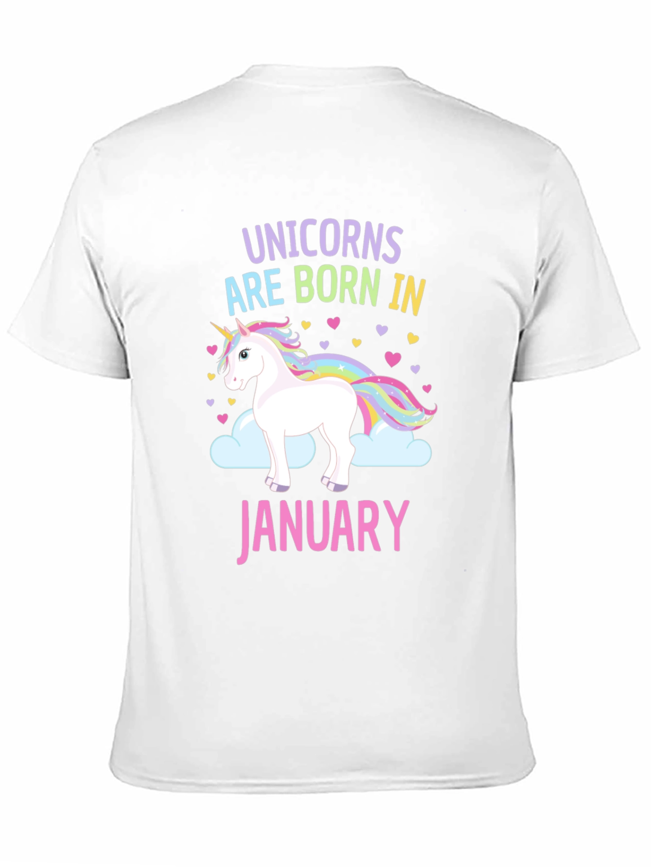 Unicorns Born in January T-Shirt