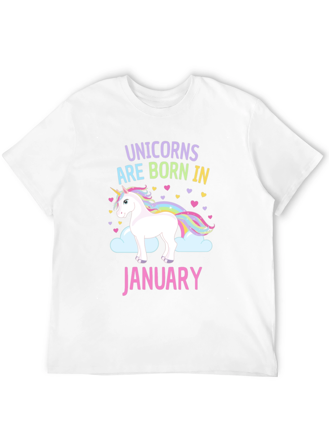 Unicorns Born in January T-Shirt