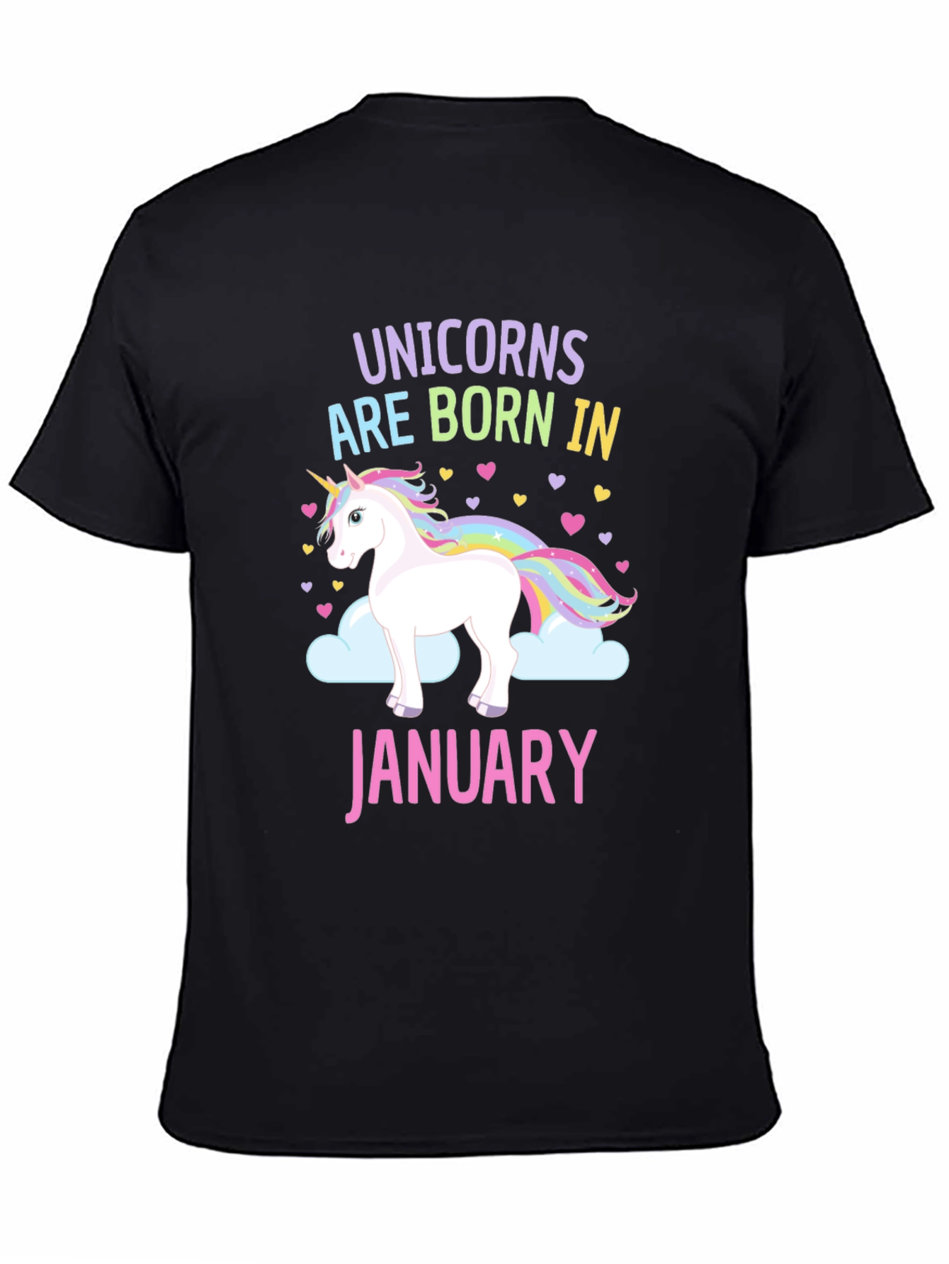 Unicorns Born in January T-Shirt