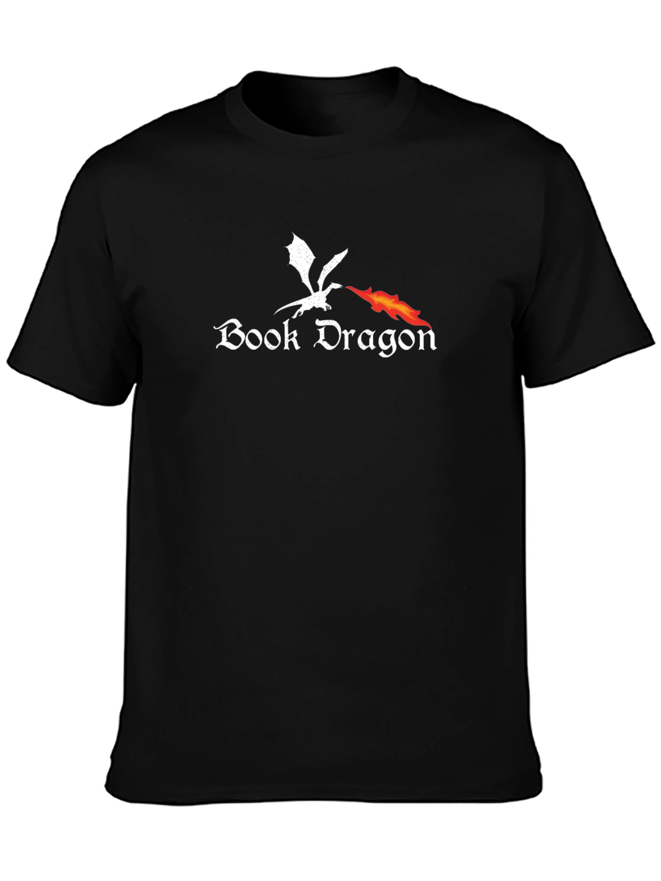 Book Dragon T-Shirt - Fantasy Reader Tee