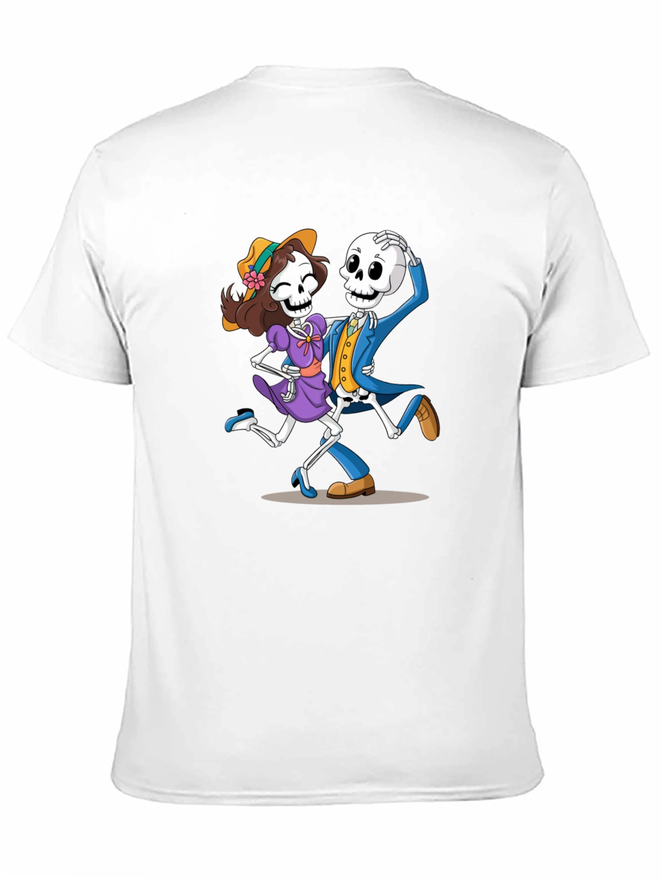 Dancing Skeletons Graphic Tee - Dia de los Muertos