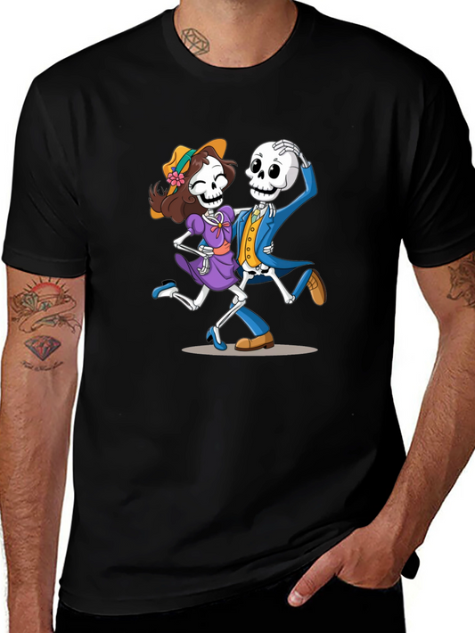 Dancing Skeletons Graphic Tee - Dia de los Muertos