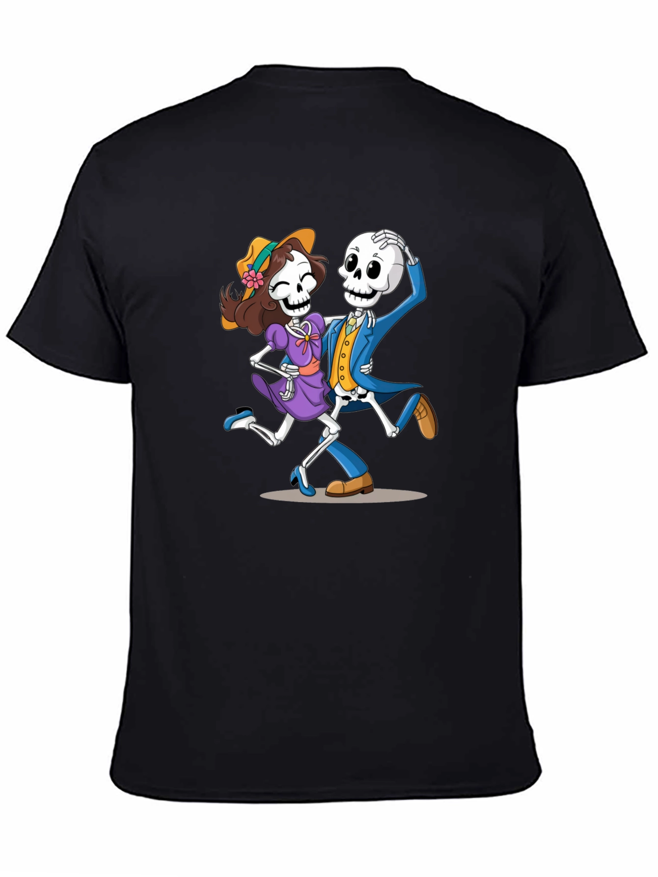 Dancing Skeletons Graphic Tee - Dia de los Muertos