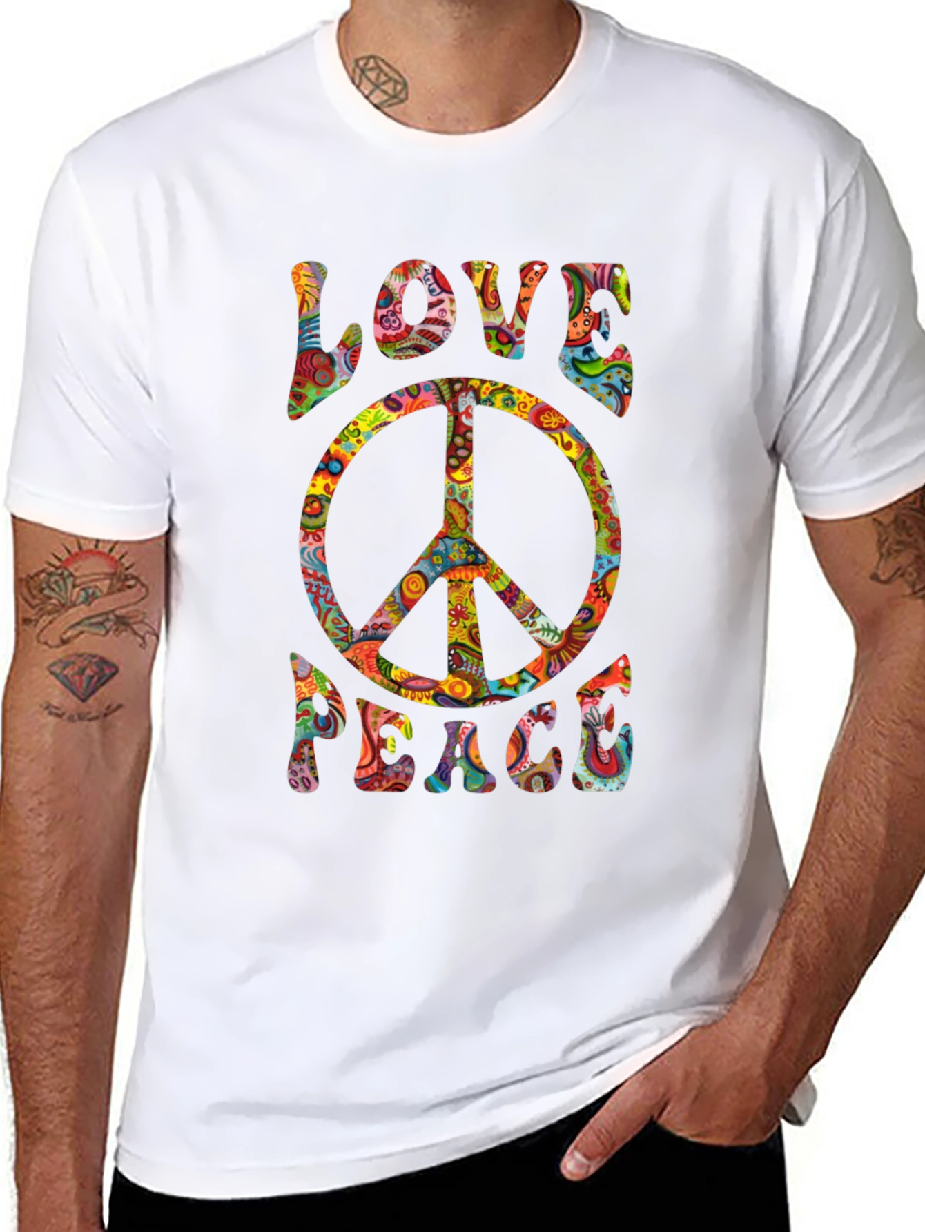 Love & Peace Psychedelic T-Shirt