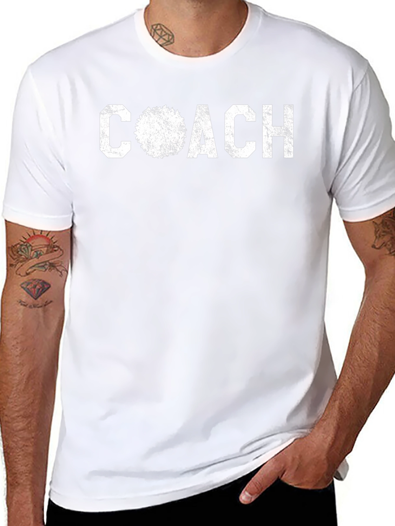 Coach T-Shirt - Distressed Graphic Tee