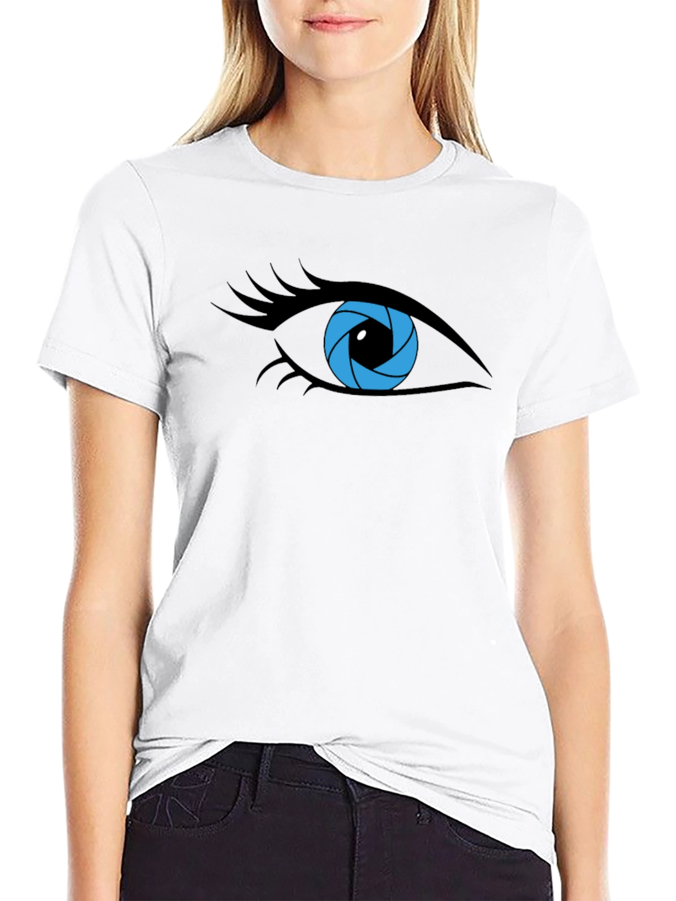 Eye Aperture Graphic T-Shirt