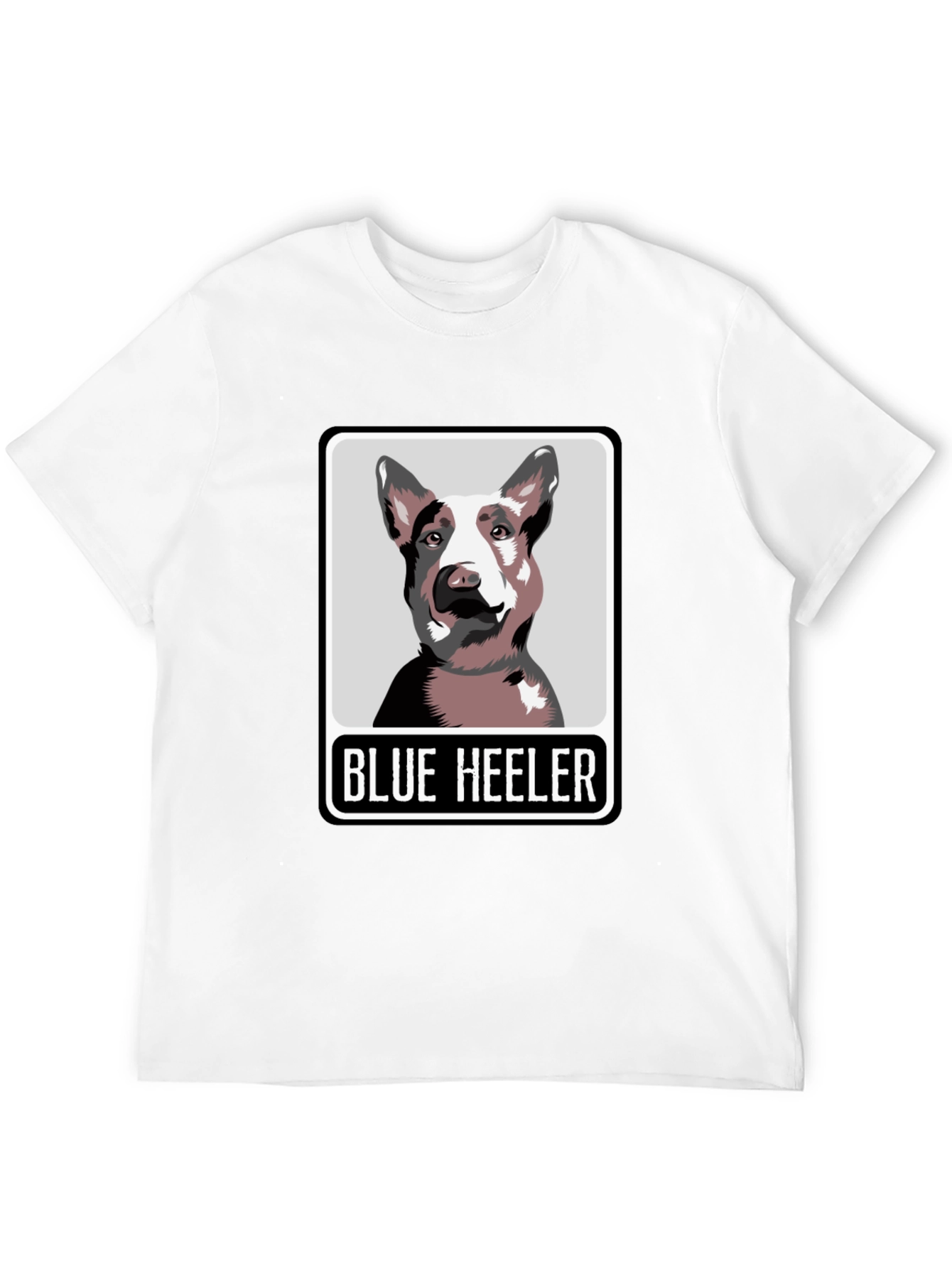 Blue Heeler Dog Graphic Tee - Unisex Black T-Shirt