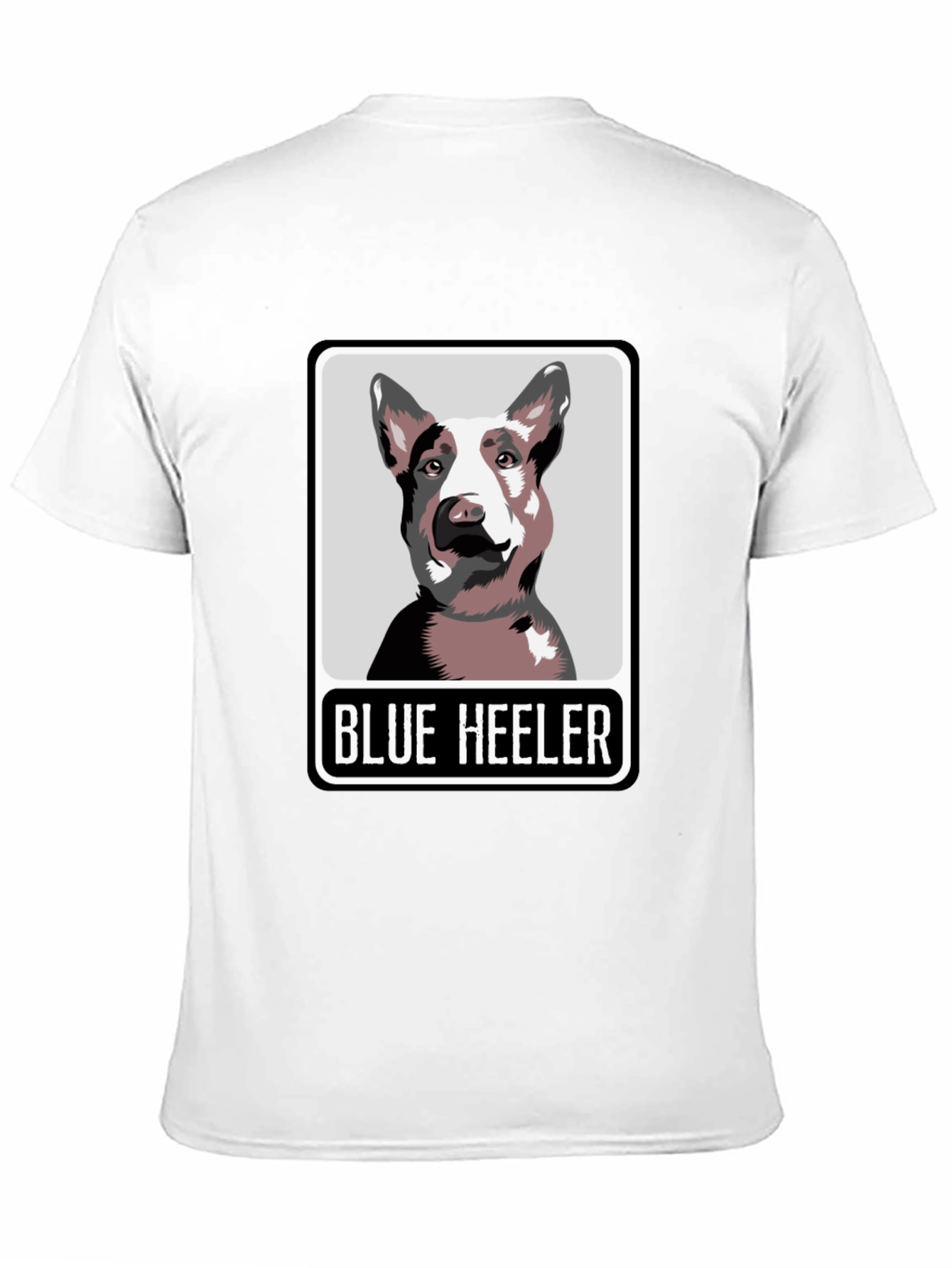 Blue Heeler Dog Graphic Tee - Unisex Black T-Shirt