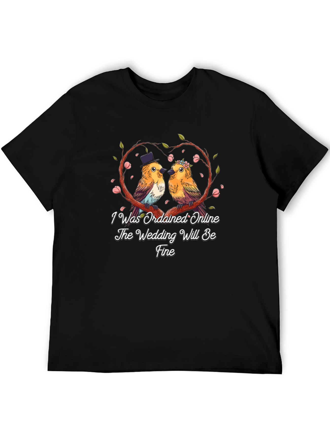 Ordained Online Wedding Bird T-Shirt