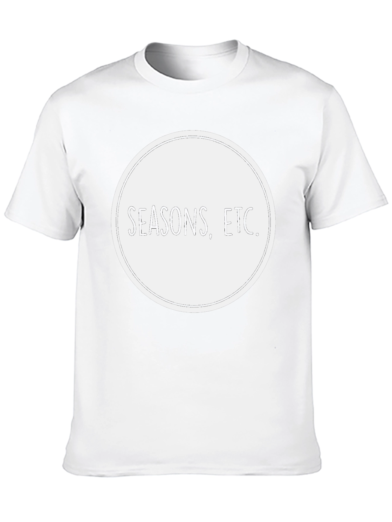 Seasons Etc. Black Graphic Tee