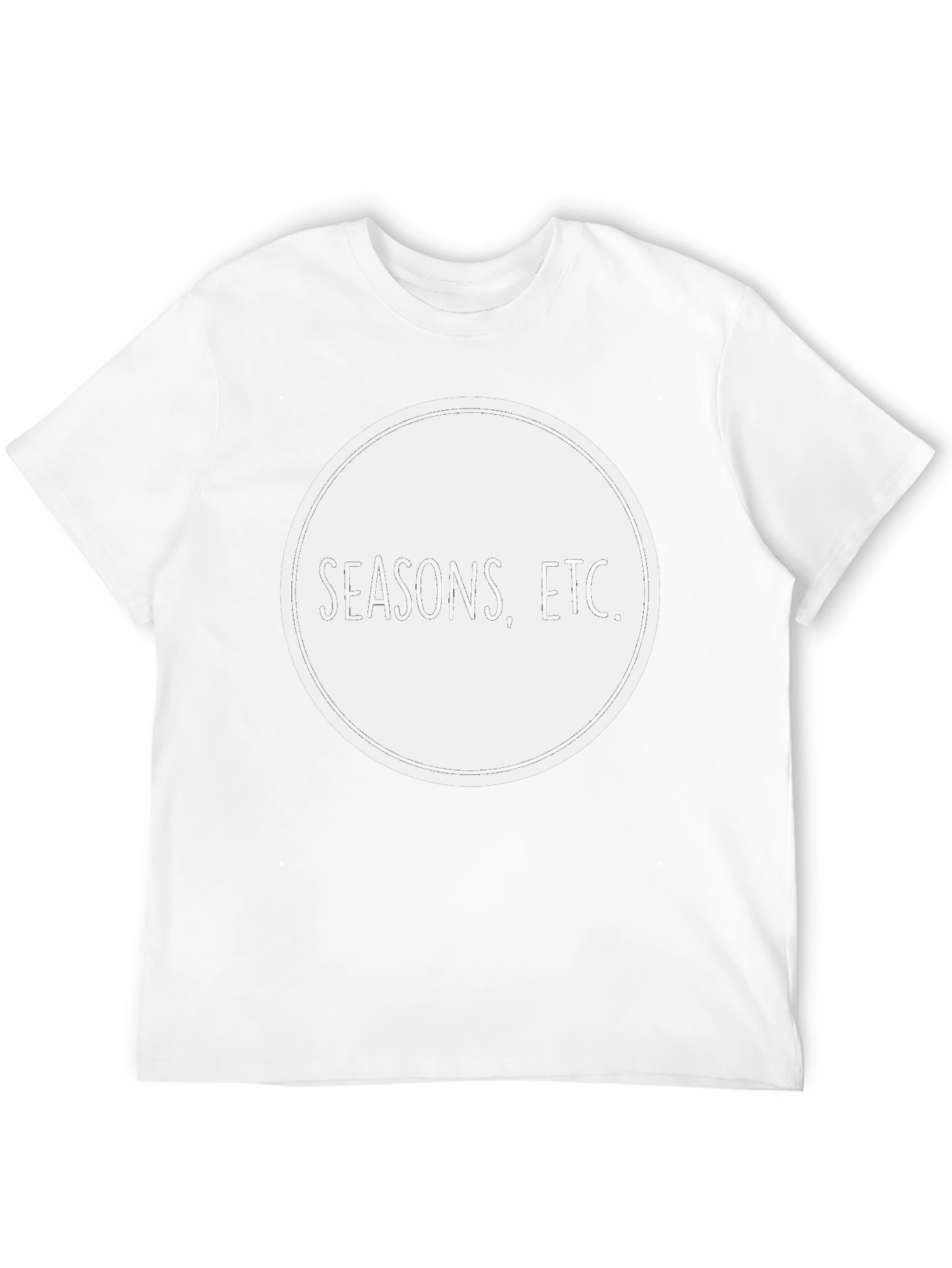 Seasons Etc. Black Graphic Tee