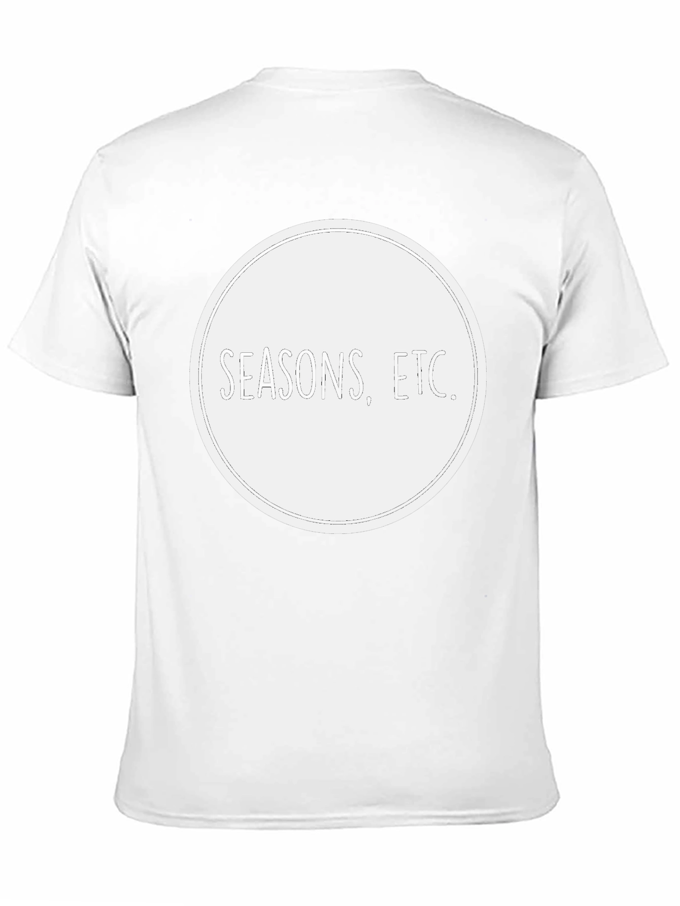 Seasons Etc. Black Graphic Tee