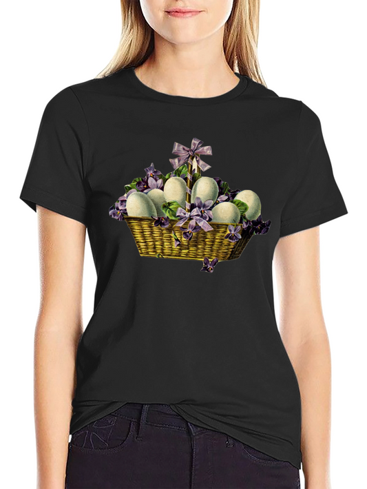 Easter Egg Basket Graphic Tee