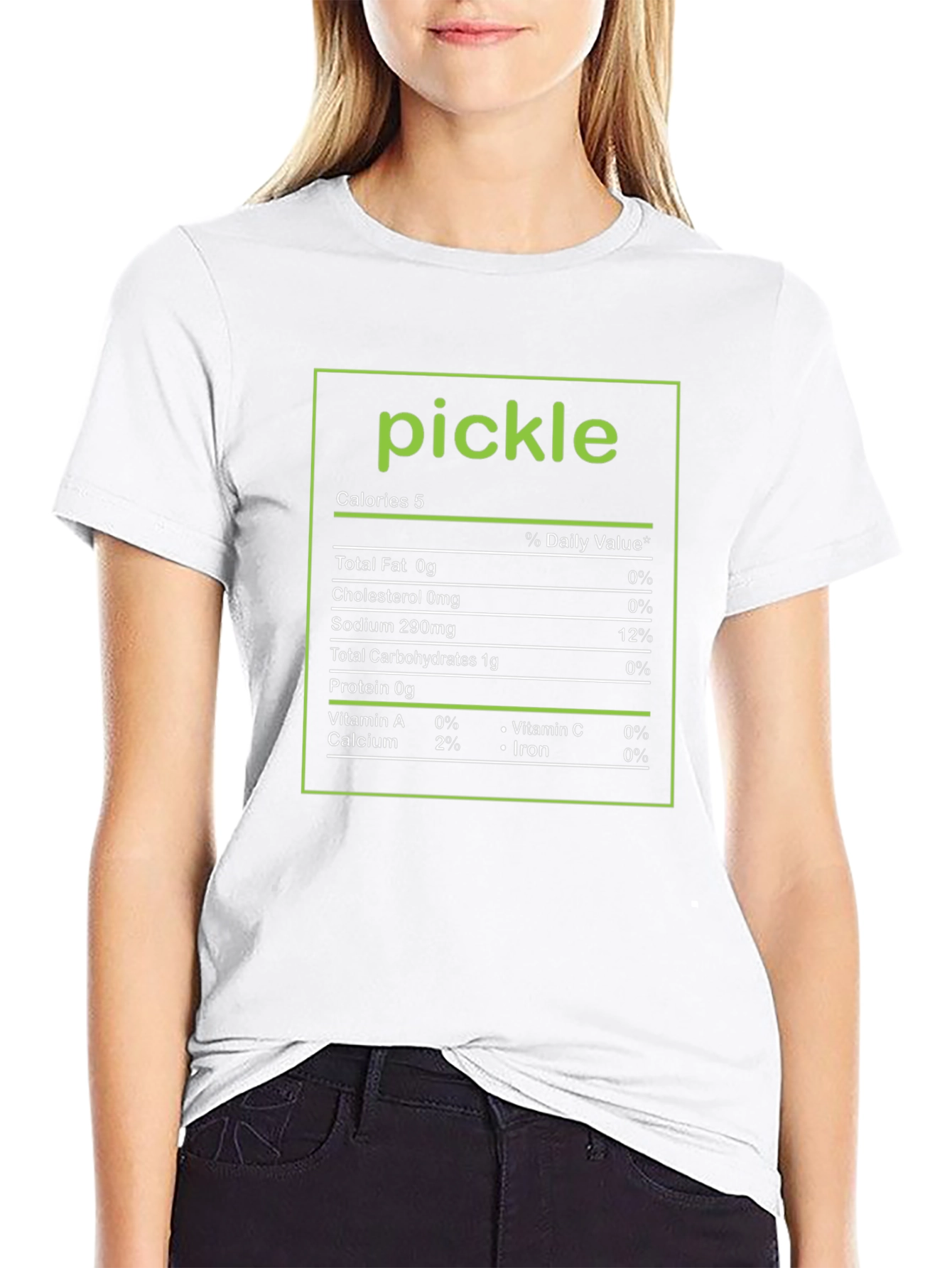 Pickle Nutrition Facts Novelty T-Shirt