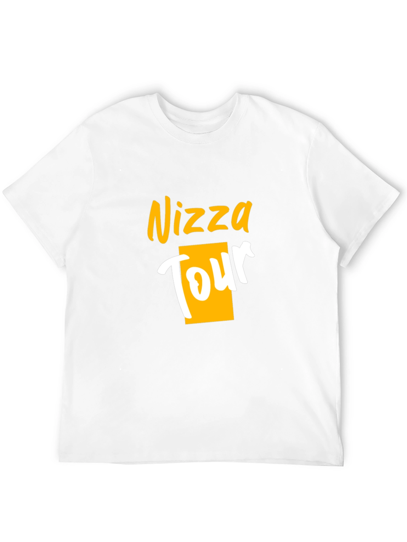 Nizza Tour Graphic Tee - Black Cotton T-Shirt