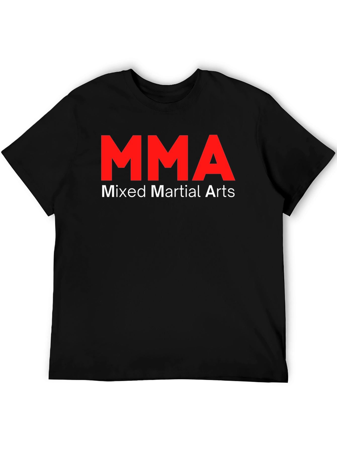 MMA Mixed Martial Arts Black T-Shirt