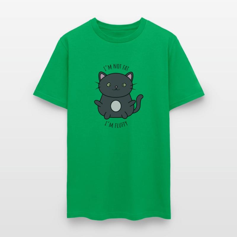 Im not fat Im fluffy Cute fat cat Classic T Shirt