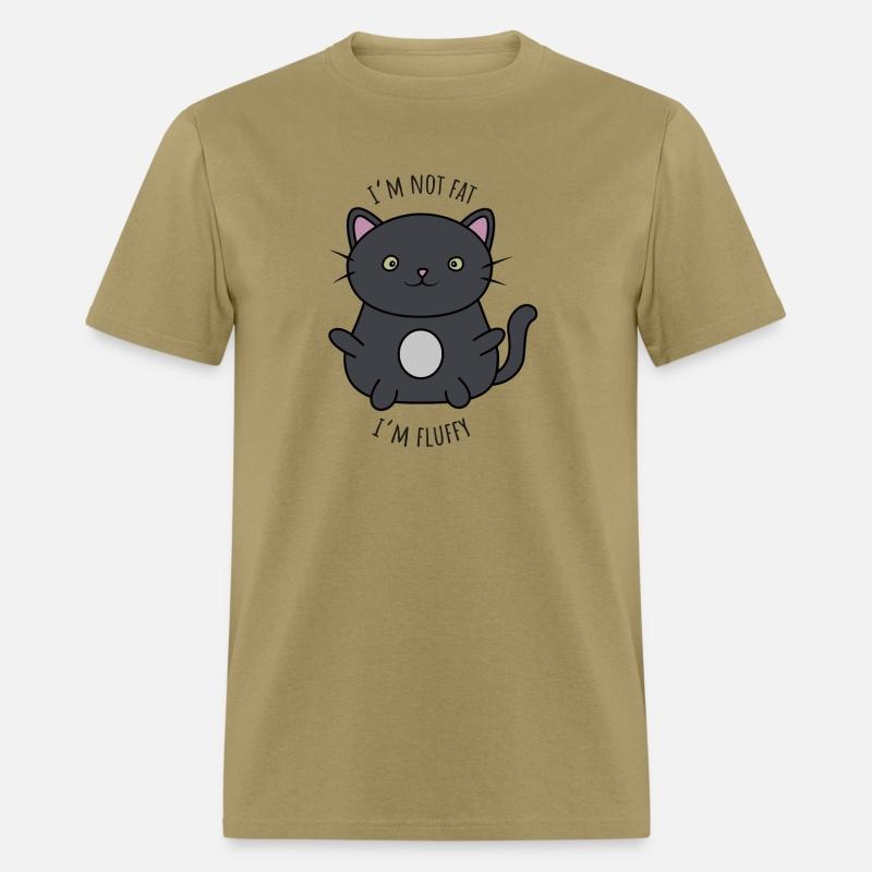 Im not fat Im fluffy Cute fat cat Classic T Shirt