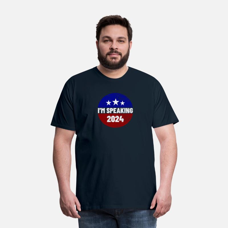 I'm Speaking 2024 - Bold Patriotic Election Slogan