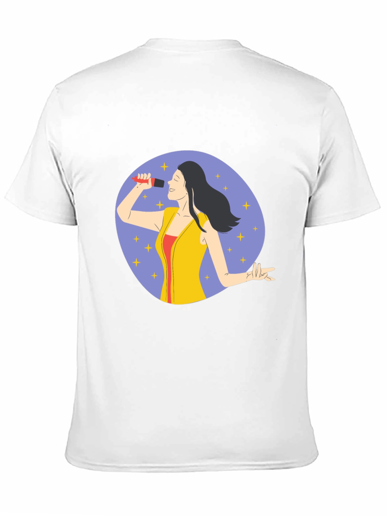 Singer Graphic Print Black T-Shirt