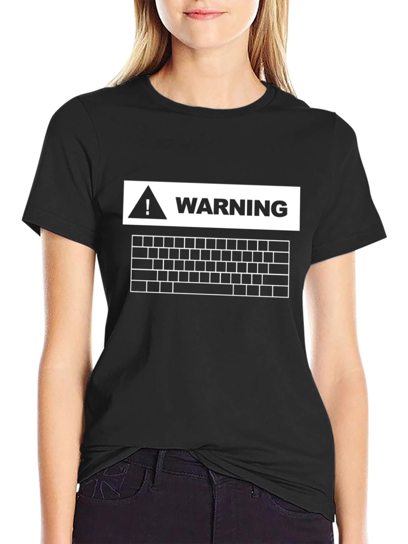 Warning Keyboard T-Shirt