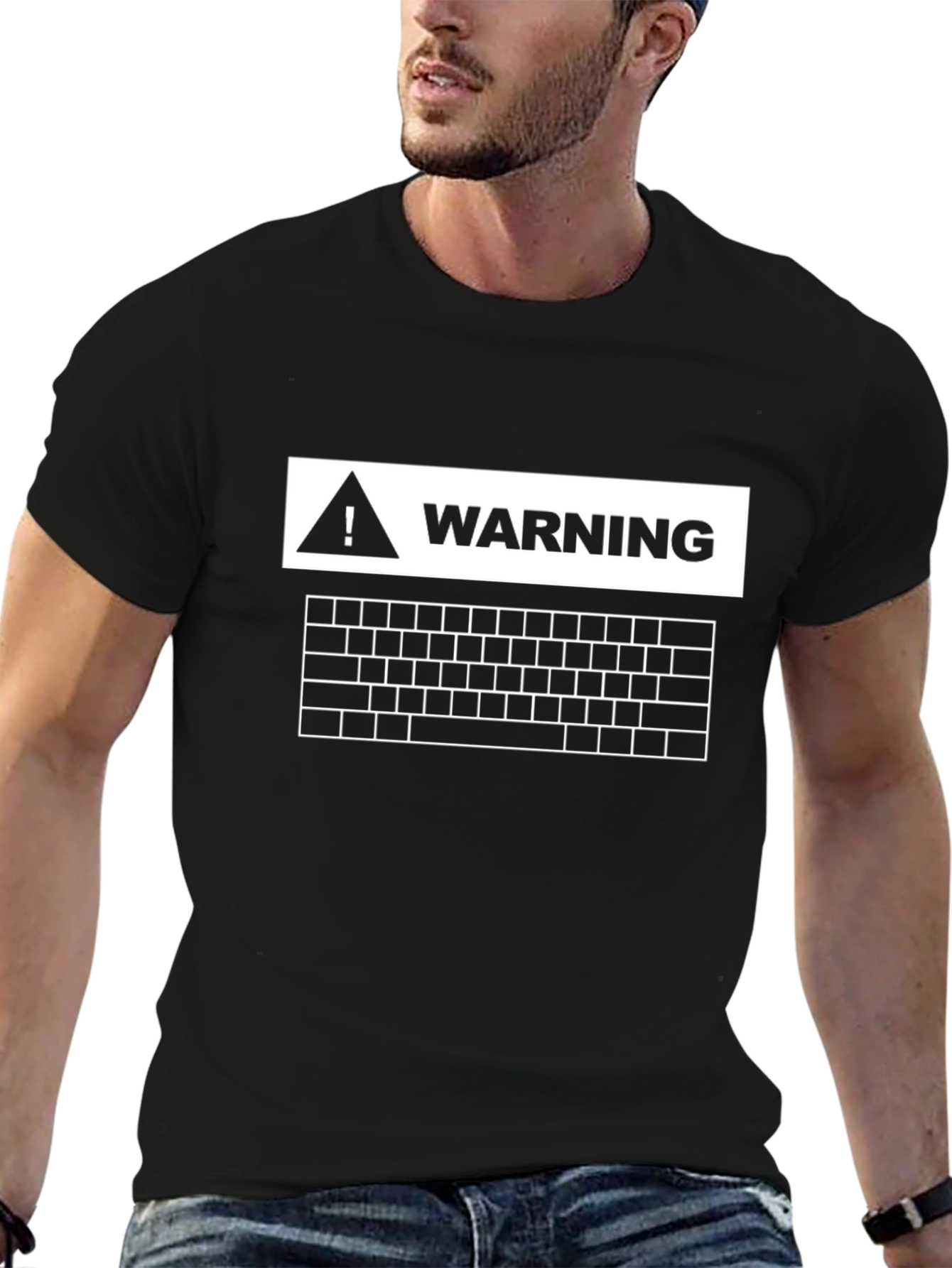 Warning Keyboard T-Shirt