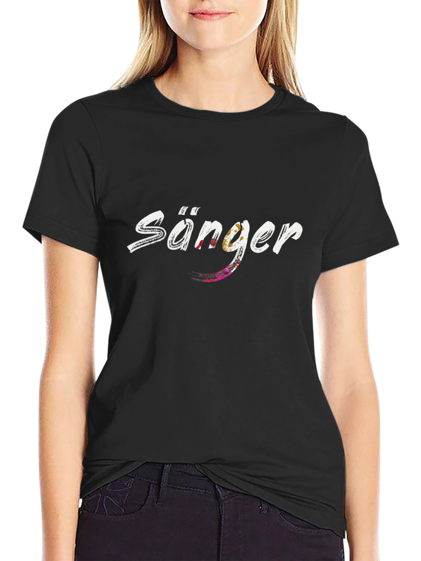 Sänger Black T-Shirt - German Singer Pride