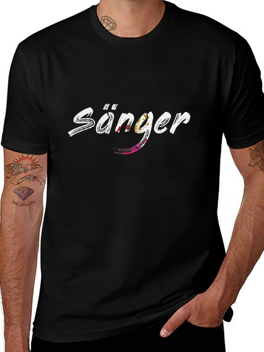 Sänger Black T-Shirt - German Singer Pride
