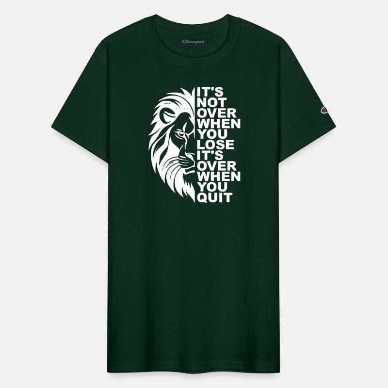 Inspirational Lion Motivation Design
