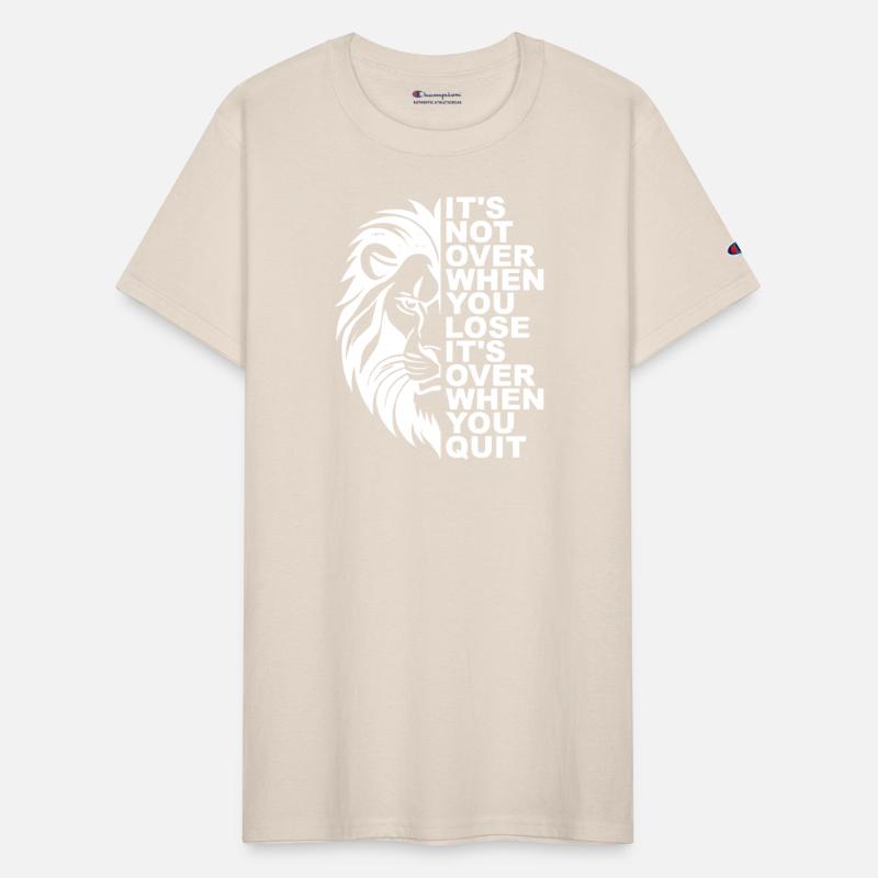 Inspirational Lion Motivation Design