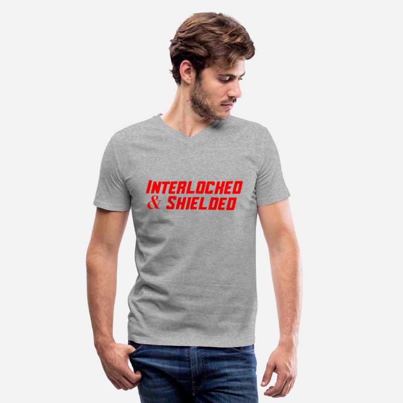 INTERLOCKED & SHIELDED - RED DESIGN
