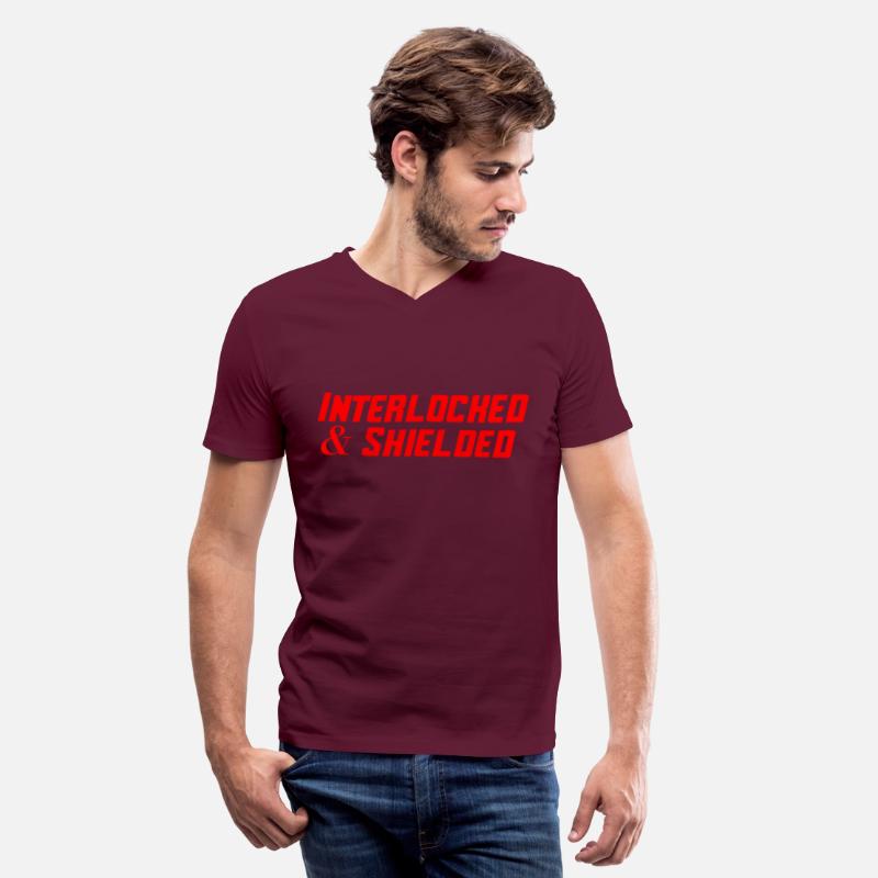INTERLOCKED & SHIELDED - RED DESIGN