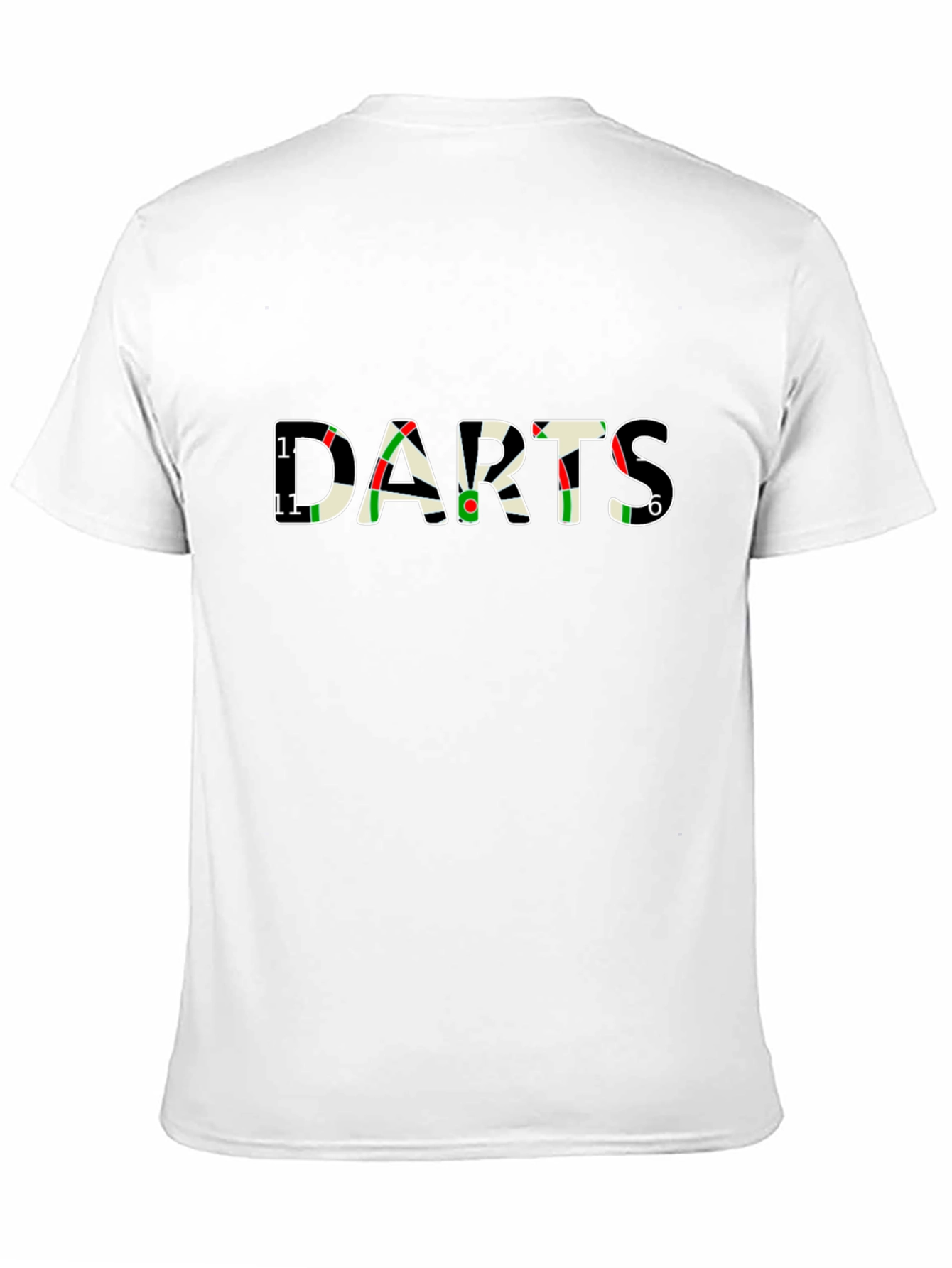 Darts Game Black Graphic Tee