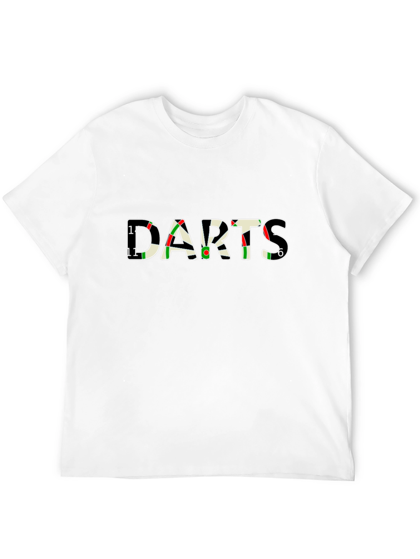Darts Game Black Graphic Tee