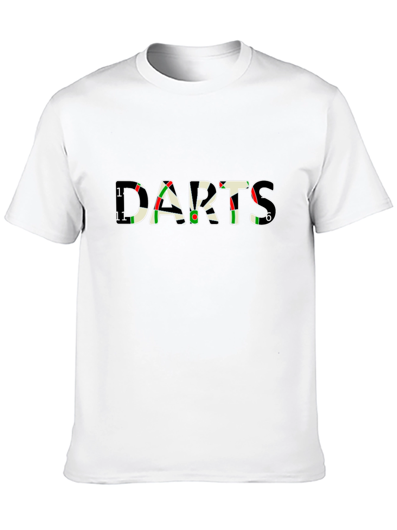 Darts Game Black Graphic Tee