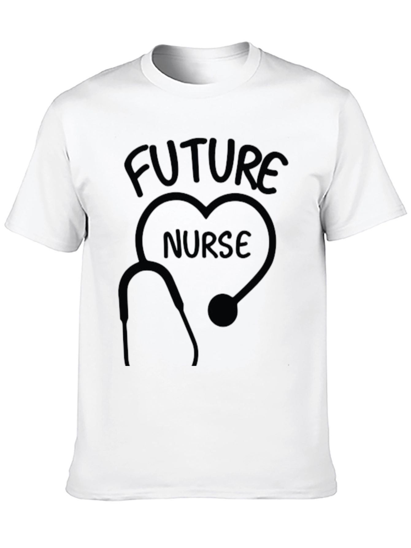 Future Nurse T-Shirt - Heart Stethoscope Design