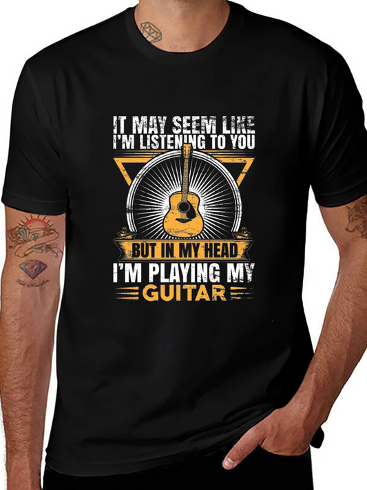 Guitar Lover T-Shirt: Im Playing My Guitar